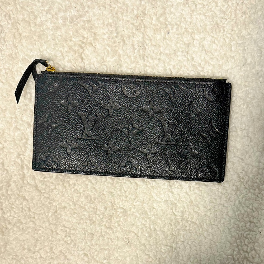 Louis Vuitton - Empreinte Felicie Chain Wallet Zippered Insert Black